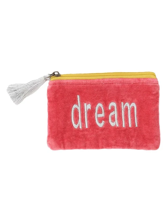 Zdjęcie produktu Overbeck and Friends Kosmetyczka "Dream" w kolorze czerwonym - 16 x 10 cm rozmiar: onesize