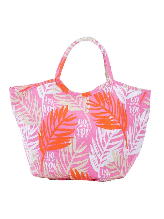Zdjęcie produktu Overbeck and Friends Shopper bag "Paloma" w kolorze różowym - 63 x 45 x 29 cm rozmiar: onesize