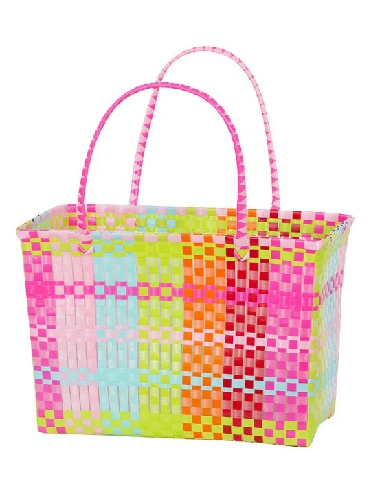 Zdjęcie produktu Overbeck and Friends Shopper bag "Suzette" ze wzorem - 43 x 28 x 23 cm rozmiar: onesize