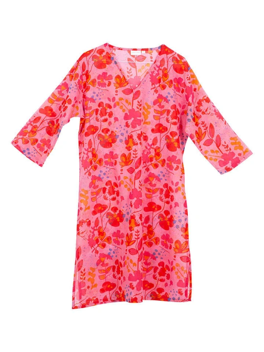 Zdjęcie produktu Overbeck and Friends Tunika "Viola" w kolorze czerwonym rozmiar: M / L