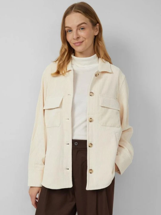 Zdjęcie produktu Overshirt wykonany ze sztruksu s.Oliver beżowy
