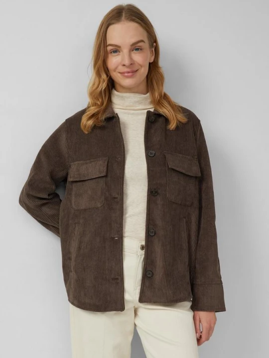 Zdjęcie produktu Overshirt wykonany ze sztruksu s.Oliver brązowy