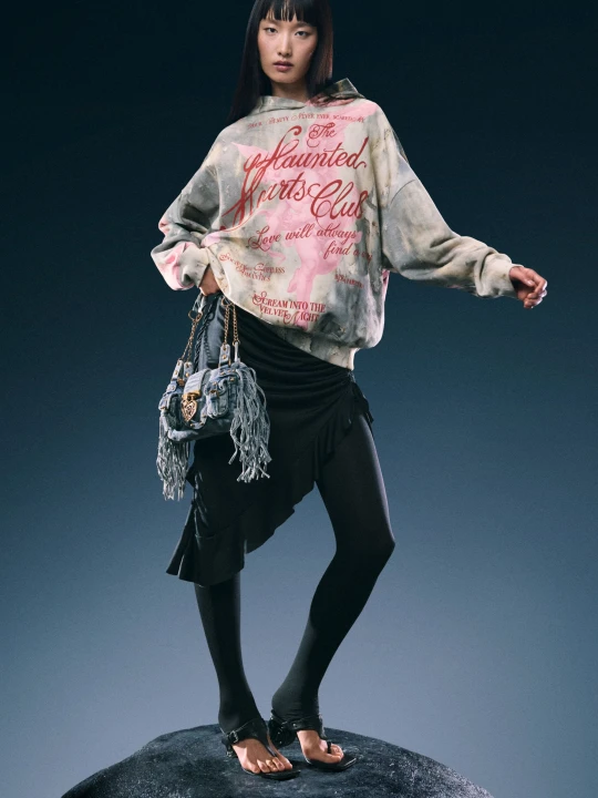 Zdjęcie produktu oversize bluza z nadrukiem Desigual