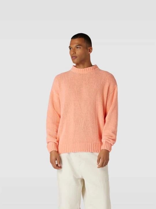 Zdjęcie produktu Oversize’owy sweter o wyglądzie dzianiny Bonsai Koralowy
