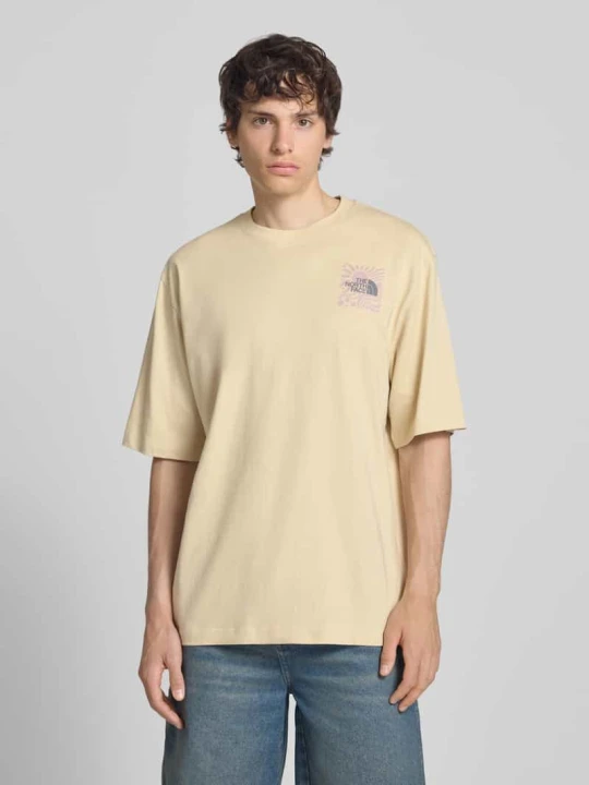 Zdjęcie produktu Oversize’owy T-shirt z nadrukiem logo The North Face Złamany biały