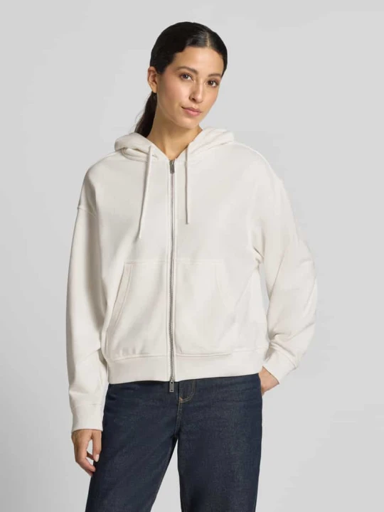 Zdjęcie produktu oversized bluza rozpinana z mieszanki bawełny model 'SOUL' Smith & Soul Złamany biały