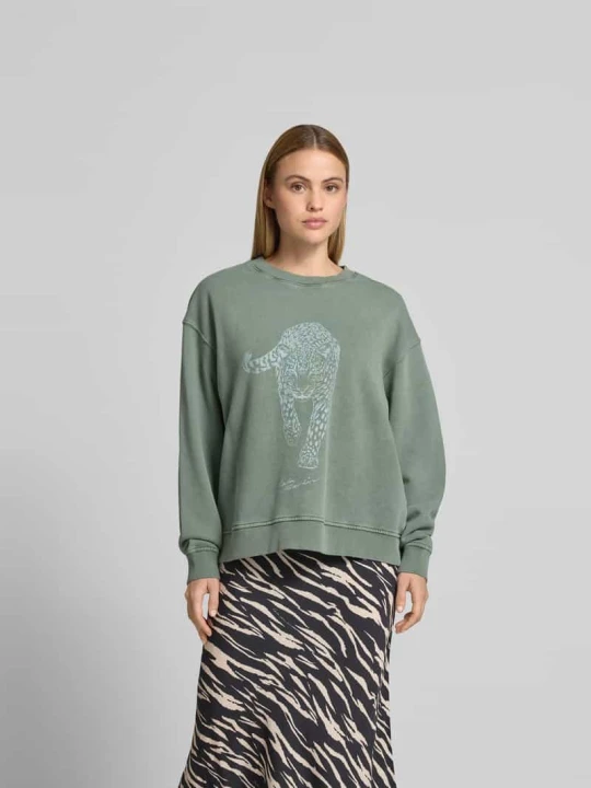 Zdjęcie produktu Bluza o kroju oversized z nadrukiem z motywem lala Berlin Trzcinowy