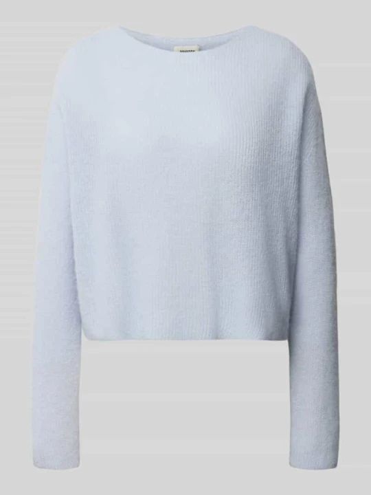 Zdjęcie produktu Oversized sweter wełniany z mieszanka wełny z alpaki Drykorn Jasnoniebieski