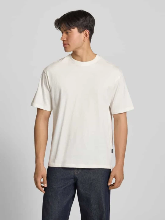 Zdjęcie produktu Oversized T-shirt model 'FISHER' Blend Złamany biały