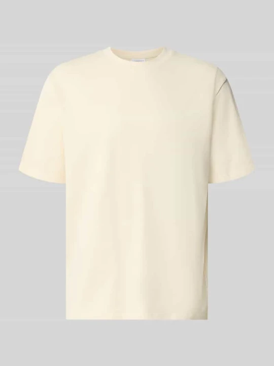 Zdjęcie produktu Oversized t-shirt z czystej bawełny lindbergh Złamany biały