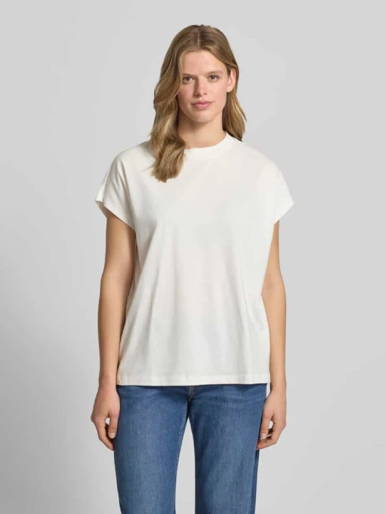 Zdjęcie produktu Oversized t-shirt z czystej bawełny Marc O'Polo Złamany biały