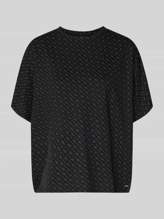 Zdjęcie produktu Oversized t-shirt z mieszanka lyocellu model 'B-LOGO' Boss czarny