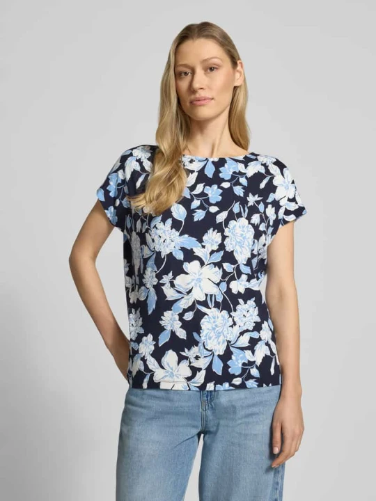 Zdjęcie produktu Oversized t-shirt z mieszanki wiskozy s.Oliver Niebieski