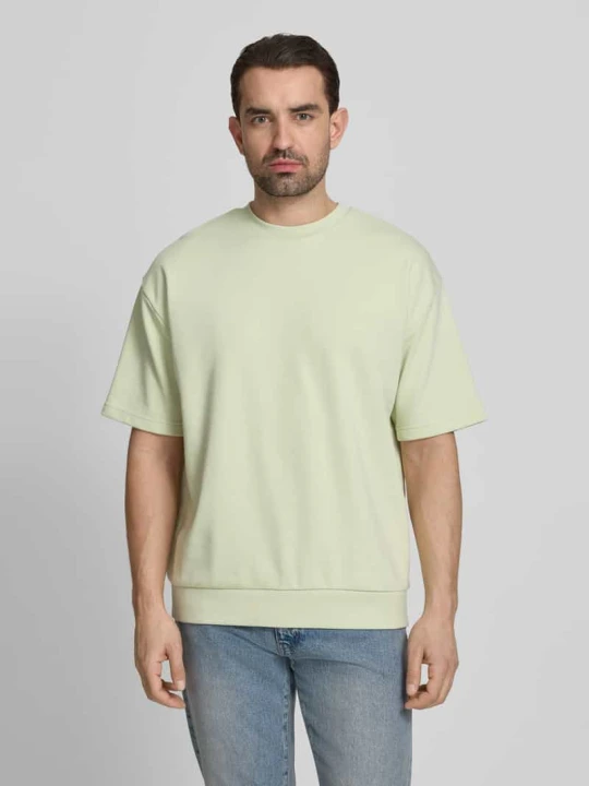 Zdjęcie produktu Oversized t-shirt z okrągłym dekoltem lindbergh Limonkowy