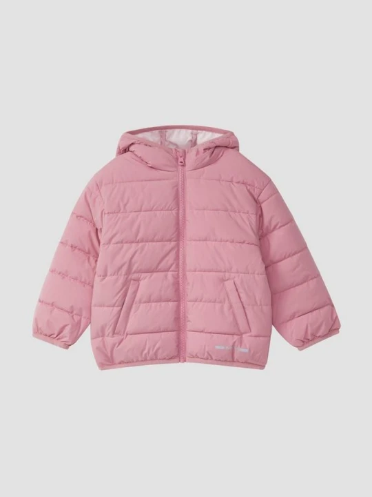 Zdjęcie produktu Oversizowa pikowana kurtka unisex z kapturem s.Oliver różowy