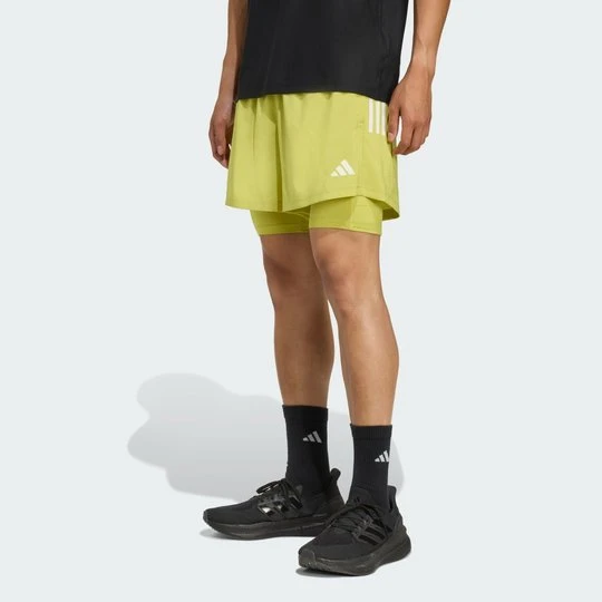 Zdjęcie produktu Own the Run CLIMACOOL 2-in-1 5-Pocket Shorts Adidas Preloved Lime