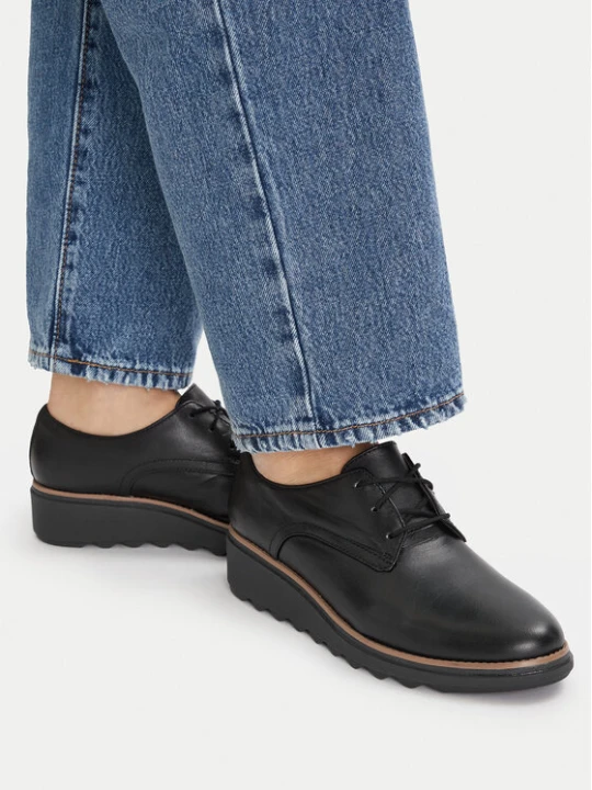 Zdjęcie produktu Oxfordy Clarks Sharon Rae 261754164 Czarny