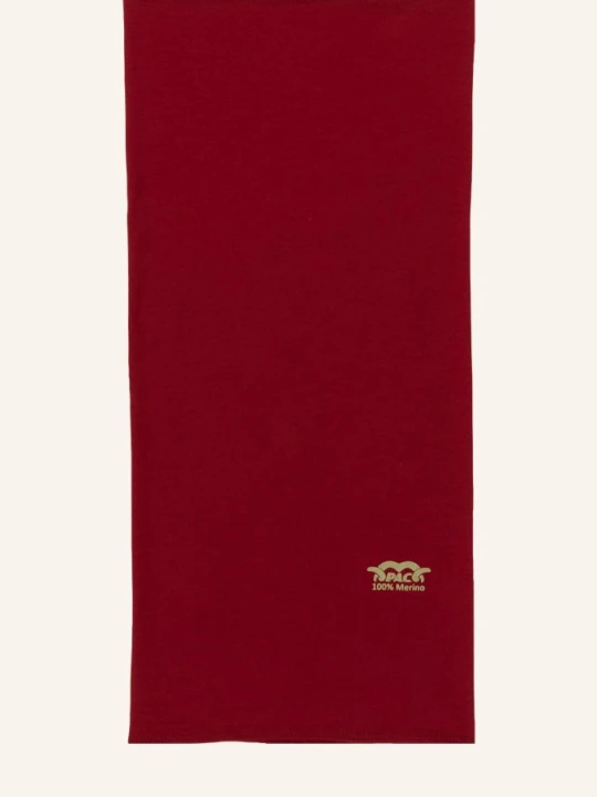 Zdjęcie produktu P.A.C. Chusta Wielofunkcyjna Z Wełny Merino rot CIEMNOCZERWONY