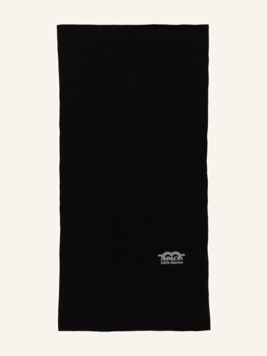Zdjęcie produktu P.A.C. Chusta Wielofunkcyjna Z Wełny Merino schwarz CZARNY