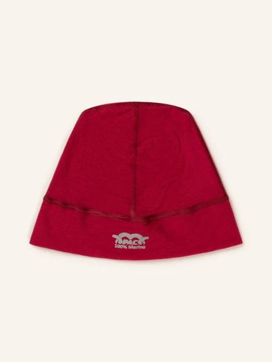 Zdjęcie produktu P.A.C. Czapka Z Wełny Merino blau CIEMNOCZERWONY