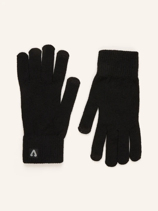 Zdjęcie produktu P.A.C. Wielofunkcyjne Rękawiczki Sportowe Z Wełną Merino I Funkcją Obsługi Ekranów Dotykowych schwarz CZARNY