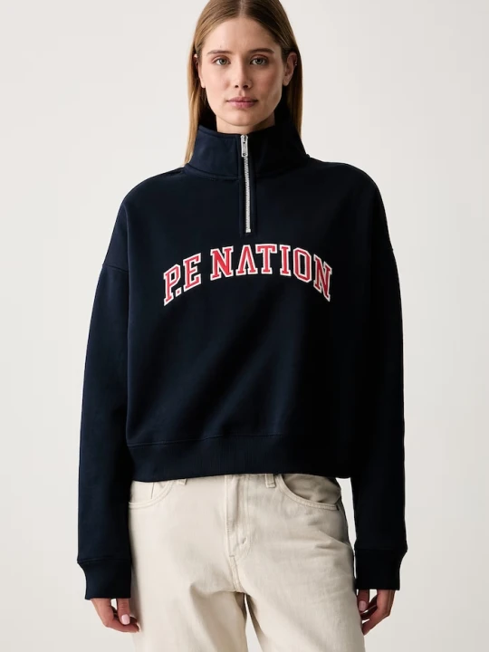 Zdjęcie produktu P.E Nation bluza damska z bawełną granatowy