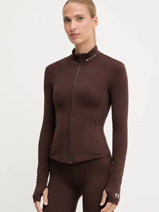 Zdjęcie produktu P.E Nation bluza treningowa Breakthrough brązowy