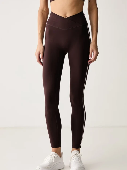 Zdjęcie produktu P.E Nation legginsy sportowe damskie Clarity brązowy