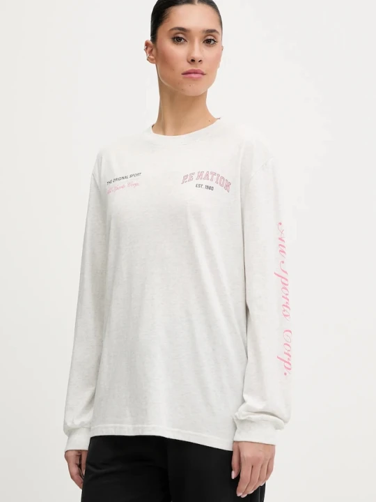 Zdjęcie produktu P.E Nation longsleeve bawełniany szary
