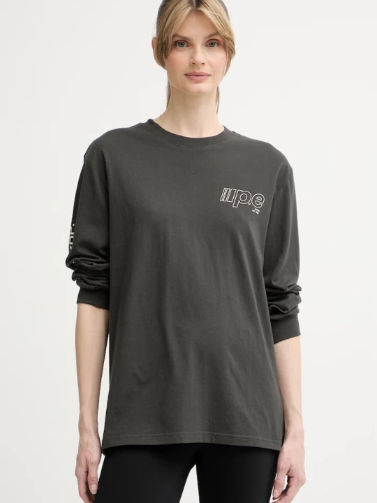 Zdjęcie produktu P.E Nation longsleeve damska bawełniana Glide szary
