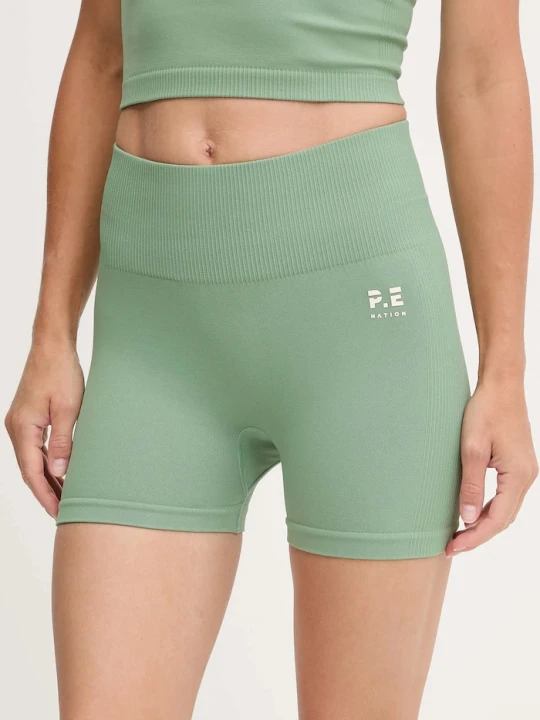 Zdjęcie produktu P.E Nation szorty treningowe Solace Seamless 3 turkusowy