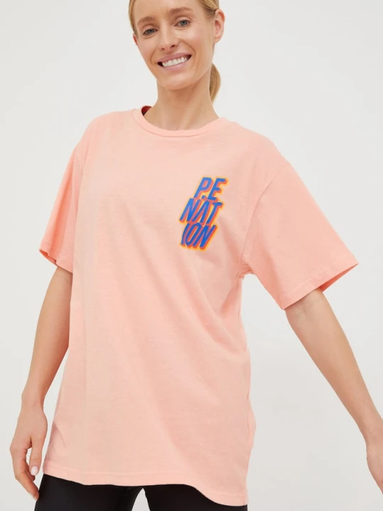 Zdjęcie produktu P.E Nation t-shirt pomarańczowy