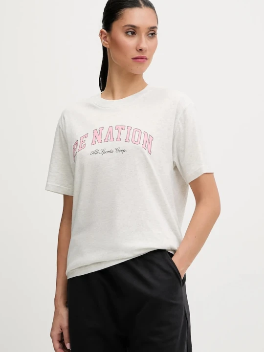 Zdjęcie produktu P.E Nation t-shirt bawełniany Heritage szary