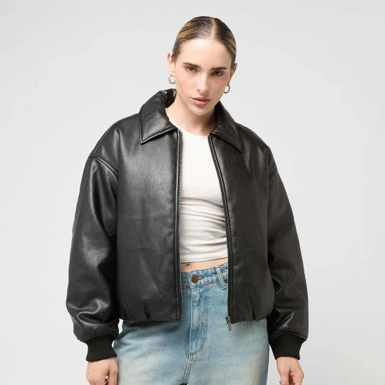 Zdjęcie produktu Padded PU Jacket Decibel czarny