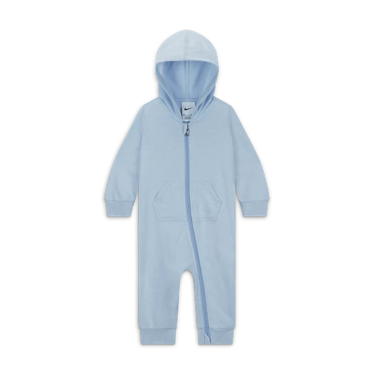 Zdjęcie produktu Pajacyk z kapturem dla niemowląt Nike Baby Essentials - Niebieski