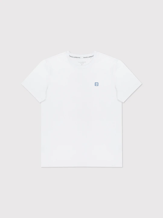 Zdjęcie produktu PAKO LORENTE – Biały gładki T-shirt Basic