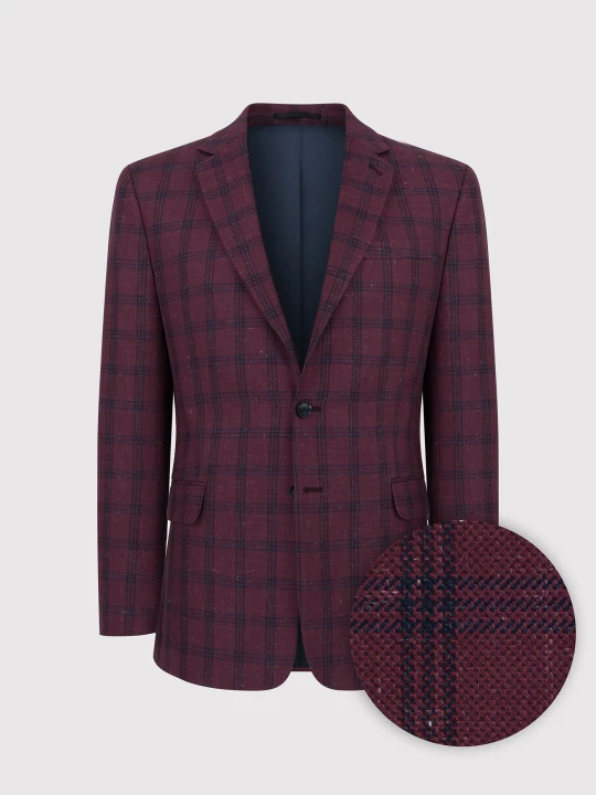 Zdjęcie produktu PAKO LORENTE – Bordowa marynarka casualowa