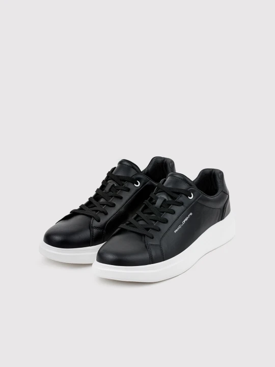 Zdjęcie produktu PAKO LORENTE – Czarne sneakersy męskie z logo PL