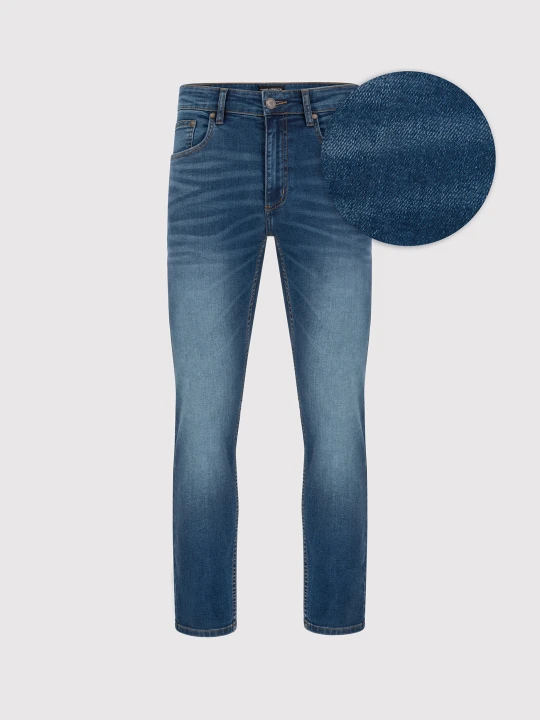 Zdjęcie produktu PAKO LORENTE - Granatowe spodnie męskie jeans