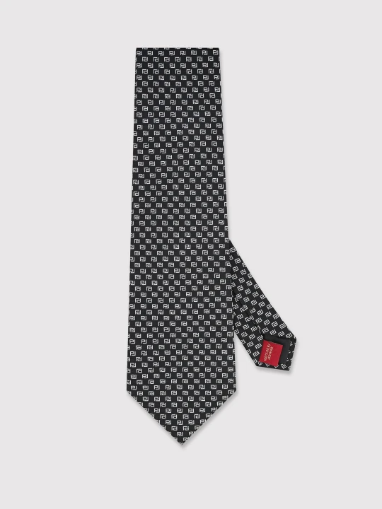 Zdjęcie produktu PAKO LORENTE - Jedwabny krawat z monogramem PL