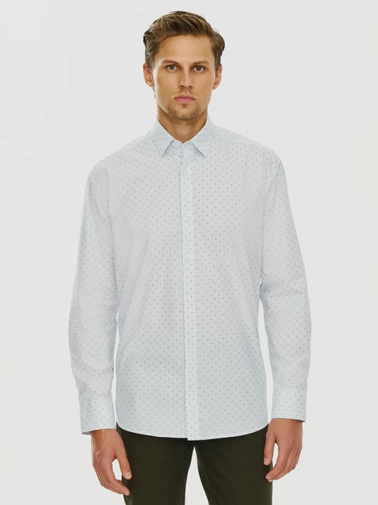 Zdjęcie produktu PAKO LORENTE – Koszula w kropki o kroju Regular P24SF-1X-004-B-R - Pako Lorente