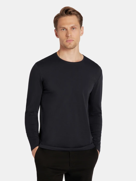 Zdjęcie produktu PAKO LORENTE – Longsleeve męski w kolorze czarnym