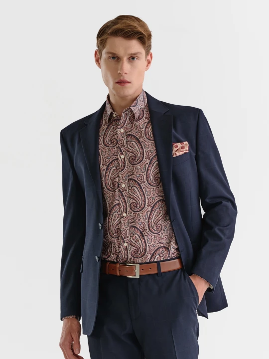 Zdjęcie produktu PAKO LORENTE – Marynarka garniturowa w kratę Windowpane