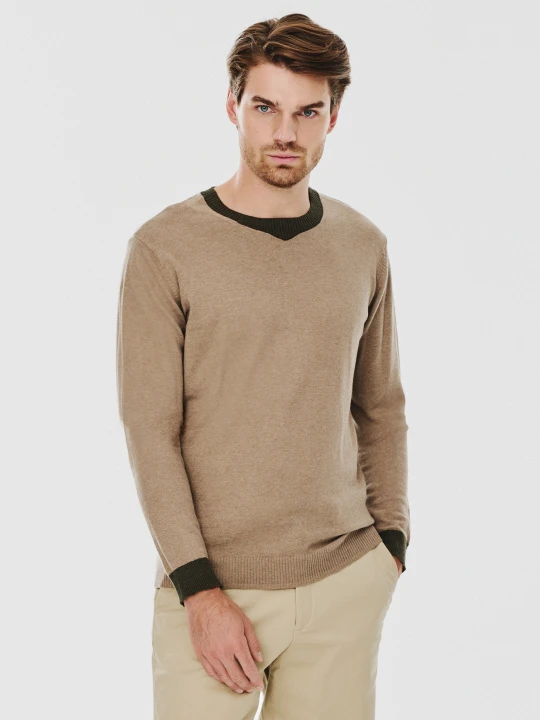 Zdjęcie produktu PAKO LORENTE – Melanżowy sweter męski