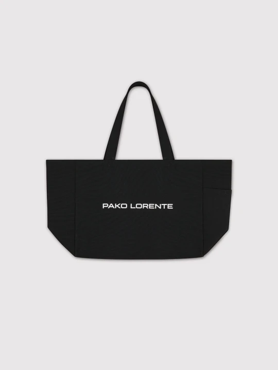 Zdjęcie produktu PAKO LORENTE - Szara duża torba materiałowa unisex