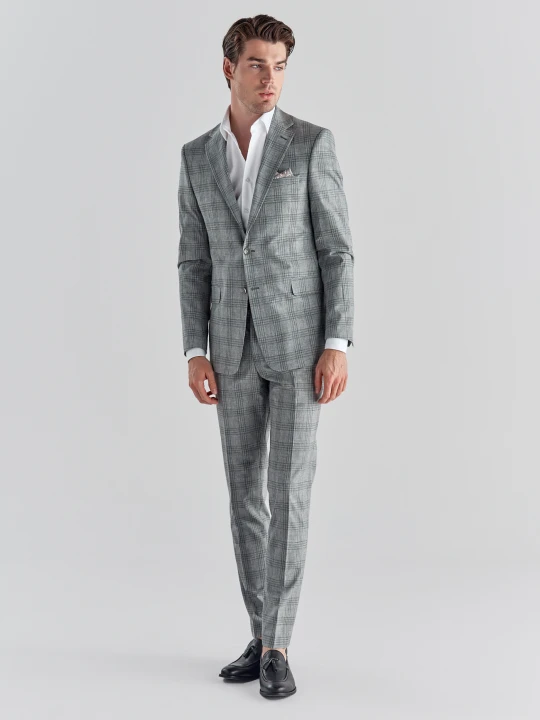 Zdjęcie produktu PAKO LORENTE – Szare spodnie garniturowe P21WF-6G-070-S