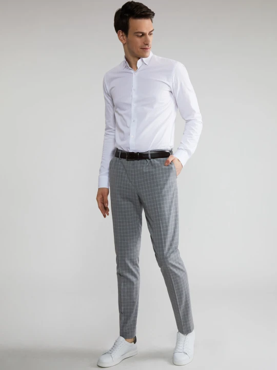 Zdjęcie produktu PAKO LORENTE – Szare spodnie garniturowe P22SF-6G-008-S-S