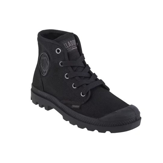 Zdjęcie produktu Palladium Pampa Hi 92352-060-M, Damskie, Czarne, buty sneakers, tkanina, rozmiar: 36
