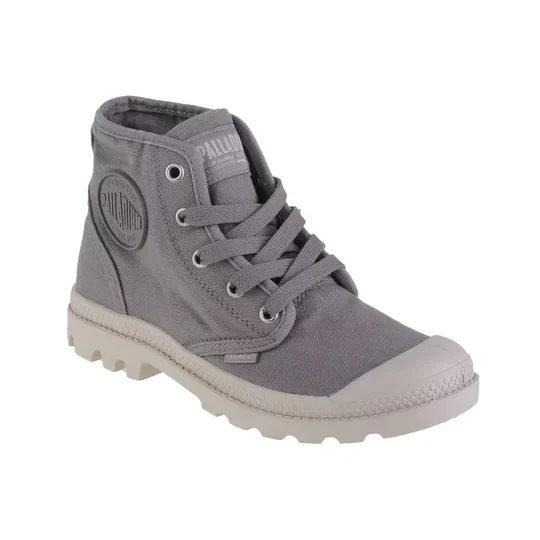 Zdjęcie produktu Palladium Pampa Hi 92352-071-M, Damskie, Szare, buty sneakers, tkanina, rozmiar: 36
