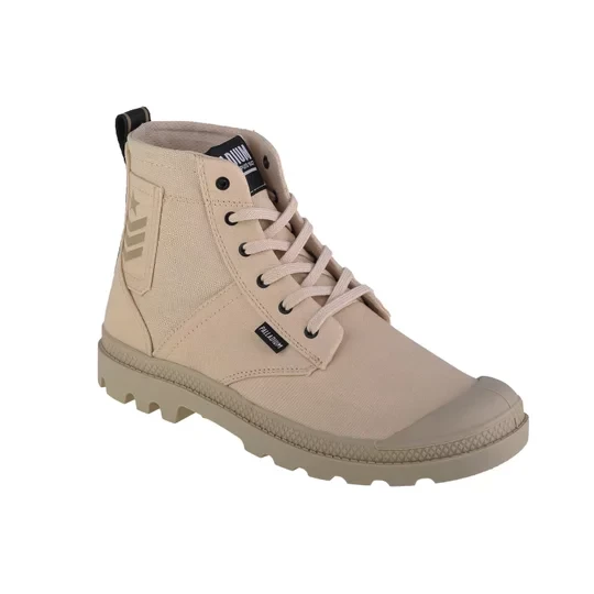 Zdjęcie produktu Palladium Pampa Hi Army 78583-210-M, Unisex, Beżowe, buty sneakers, tkanina, rozmiar: 37